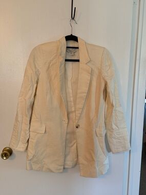 Rachel Zoe Ivory Lightweight Blazer